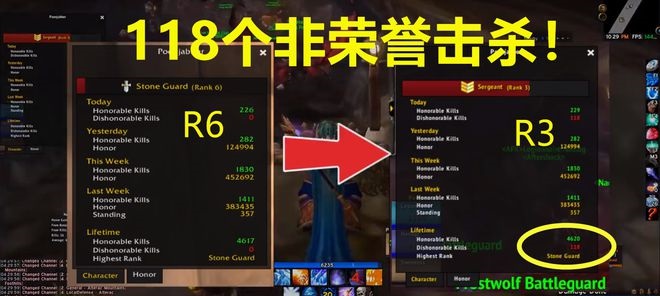 《魔兽世界》怀旧服中的PVP领域与战场挂机现象